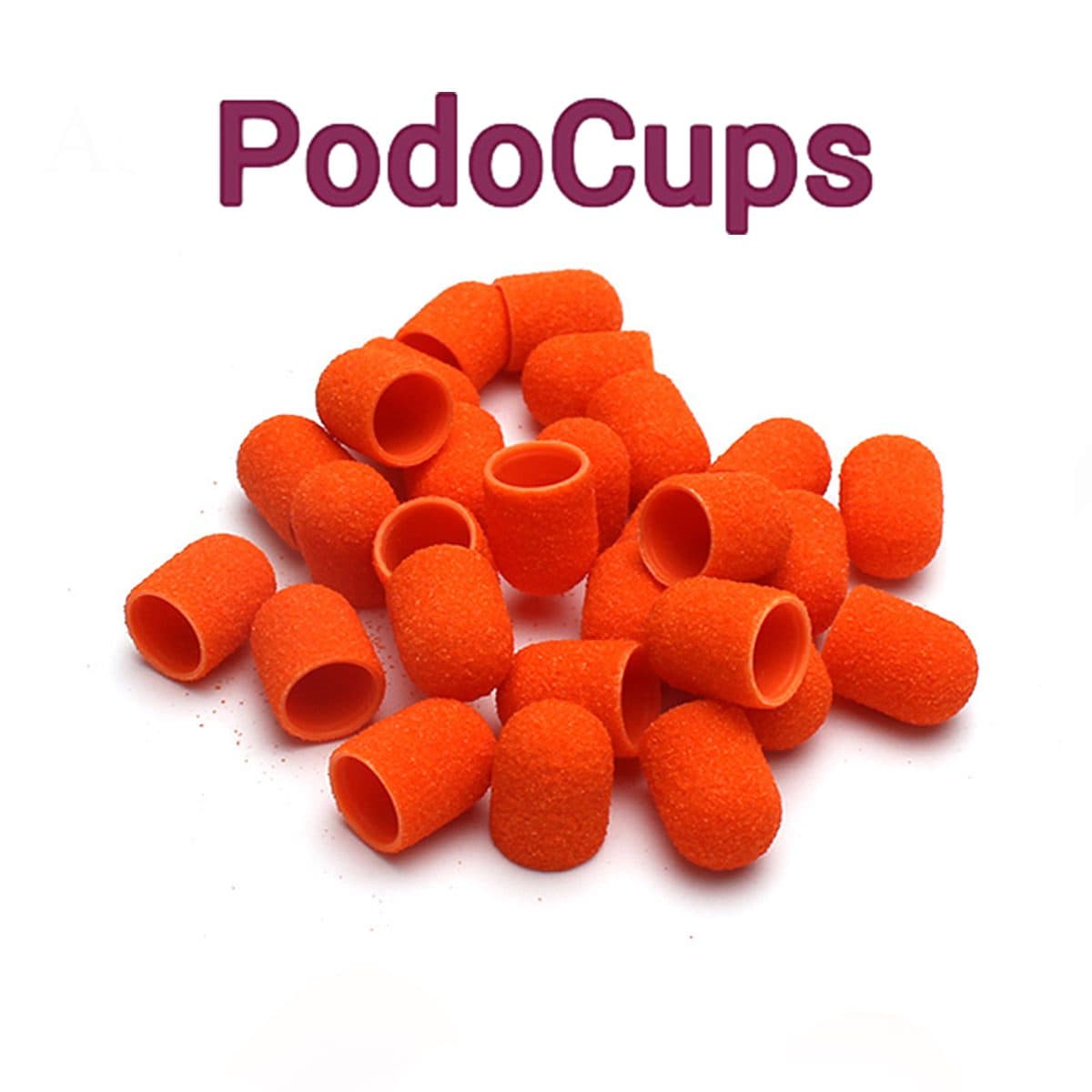 מארז 10 יח' - ראש שיוף לפדיקור 13X19 מ"מ | גסות 80 - PodoCups