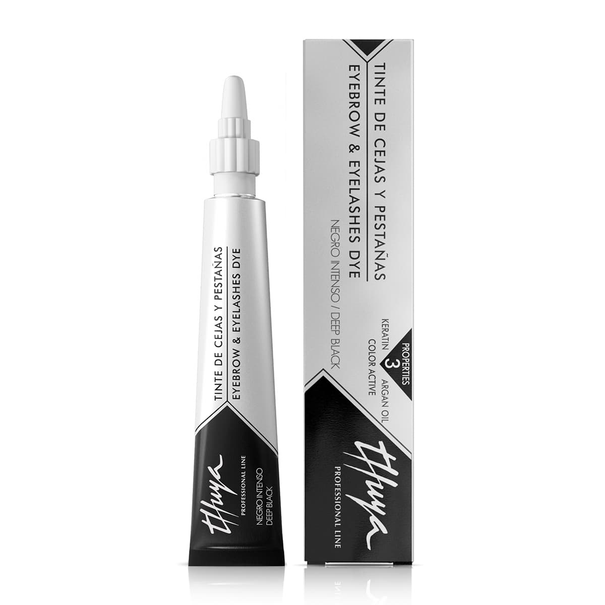 צבע לגבות וריסים Thuya Eyebrow & Eyelashes Dye | שחור NEGRO INTENSO / DEER BLACK | טויה THUYA