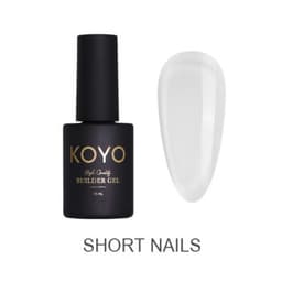 ג'ל בנייה 15 מ"ל | CLEAR (SHORT NAILS) | קויו KOYO
