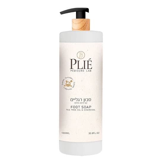 סבון רגליים עץ התה ופחם | 1 ליטר | PLIE PEDICURE LAB