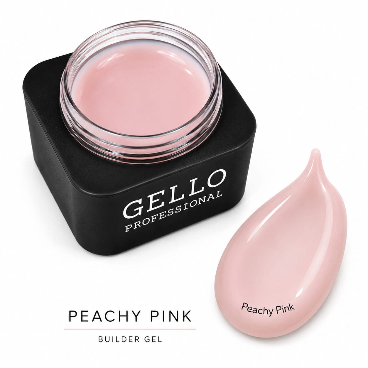 ג'ל בנייה 30 מ"ל | פיצי פינק PEACHY PINK | גלו GELLO