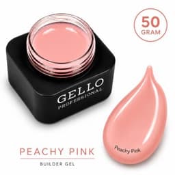 ג'ל בנייה 50 מ"ל | פיצ'י פינק PEACHY PINK | גלו GELLO