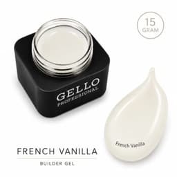 ג'ל בנייה 15 מ"ל | פרנץ' ונילה FRENCH VANILLA | גלו GELLO
