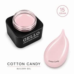 ג'ל בנייה 15 מ"ל | קוטון קנדי COTTON CANDY | גלו GELLO