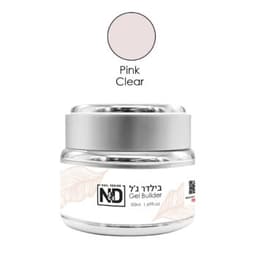 ג'ל בנייה 50 מ"ל | ורוד שקוף Pink Clear | אן אנד די N&D