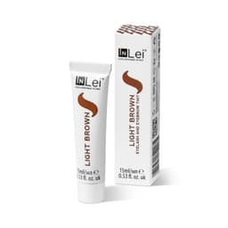 צבע לגבות וריסים | 15 מ"ל | חום בהיר LIGHT BROWN | אינליי InLei
