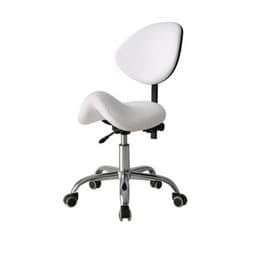 כיסא אוכף דגם פרמיום | לבן | דגם AM-9425 WHITE