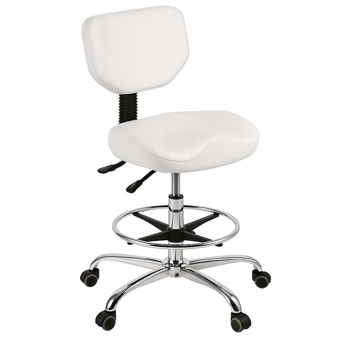 כיסא אורטופדי מעוצב | לבן | דגם AM-9485 WHITE