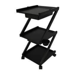 עגלת קוסמטיקה בצורה Z | שחור | דגם AM-7206 BLACK