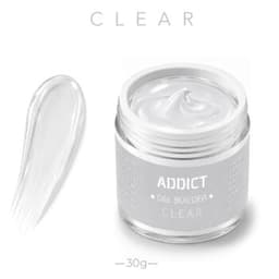 ג'ל בנייה צנצנת סקוויז 30 גרם | שקוף Clear | אדיקט ADDICT