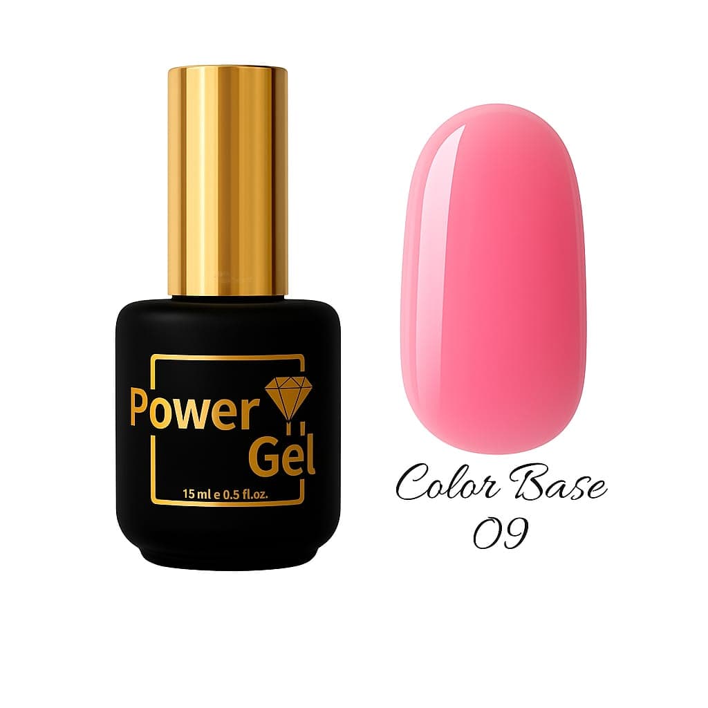 בייס בצבע COLOR BASE | מס' 09 | 15 מ"ל | פאוור ג'ל Power Gel