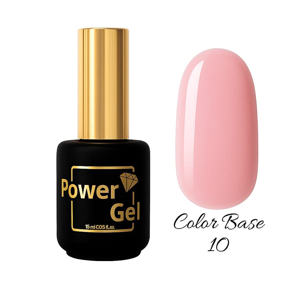בייס בצבע COLOR BASE | מס' 10 | 15 מ"ל | פאוור ג'ל Power Gel