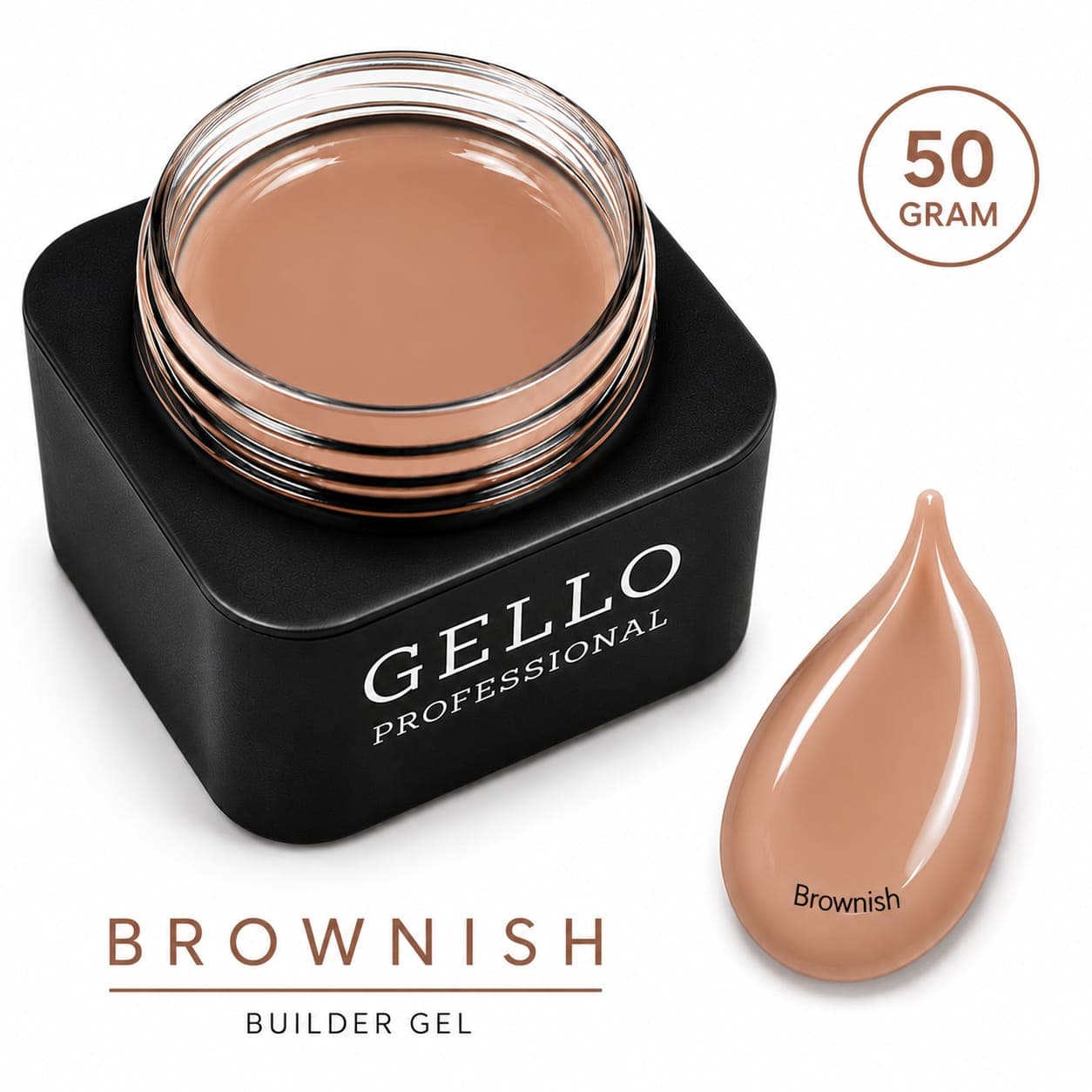 ג'ל בנייה 50 מ"ל | בראווניש BROWNISH | גלו GELLO