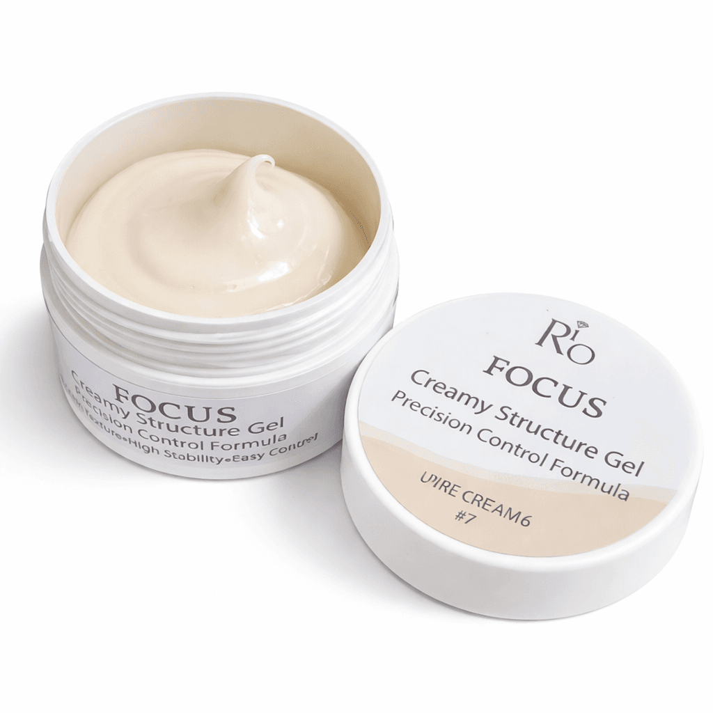 ג'ל בניה קרמיי פוקוס FOCUS | שמנת בהיר #7 PUIRE CREAM | ריו RIO