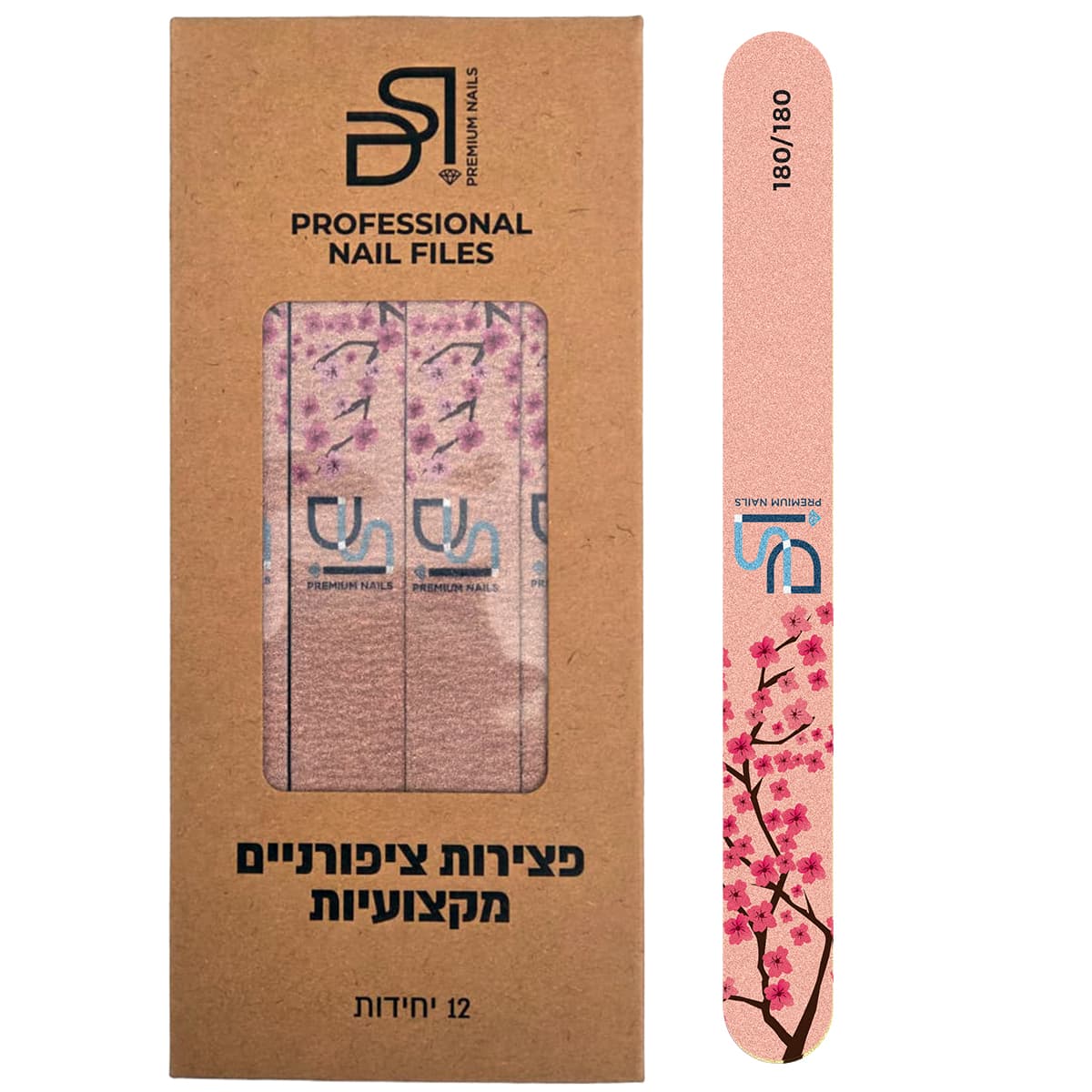 מארז 12 יח' - פצירה ישר 180/180 | די.אס.איי אקסקלוסיב DSI exclusive