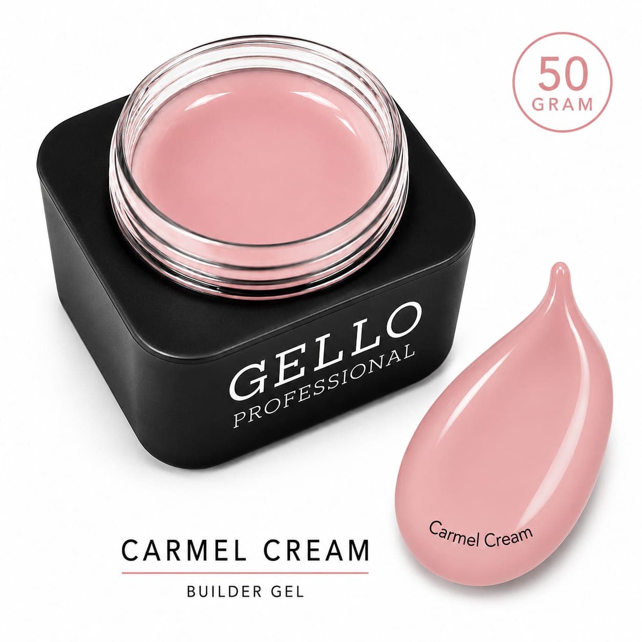 ג'ל בנייה 50 מ"ל | קרמל קרים CARMEL CREAM | גלו GELLO