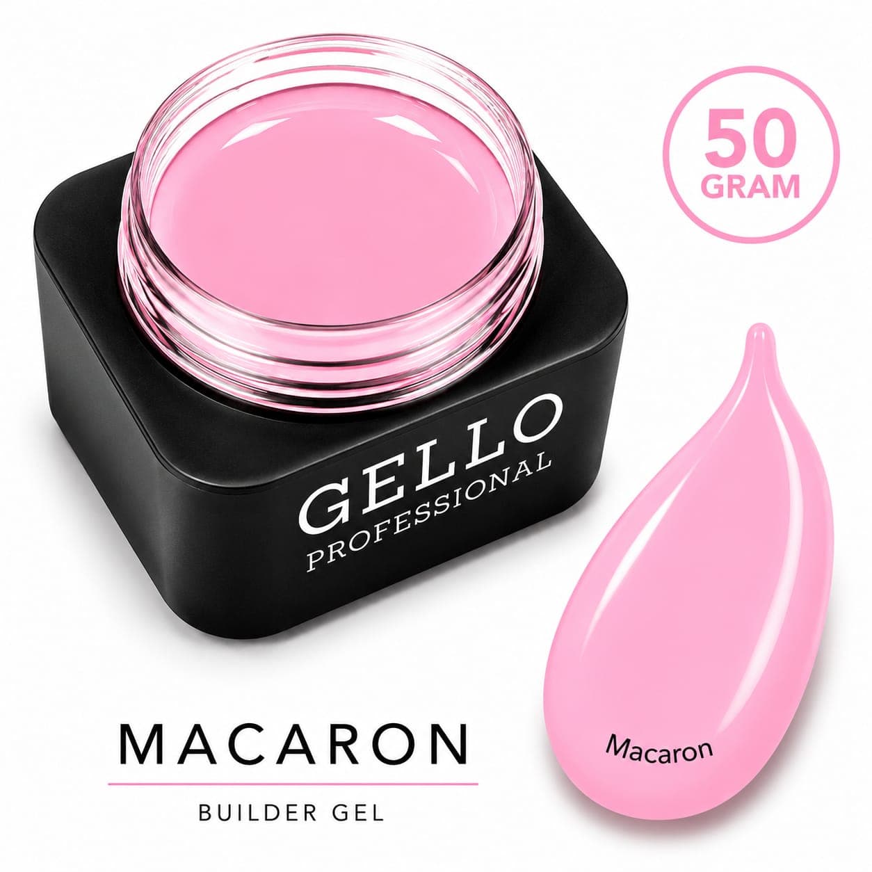 ג'ל בנייה 50 מ"ל | מקרון MACARON | גלו GELLO