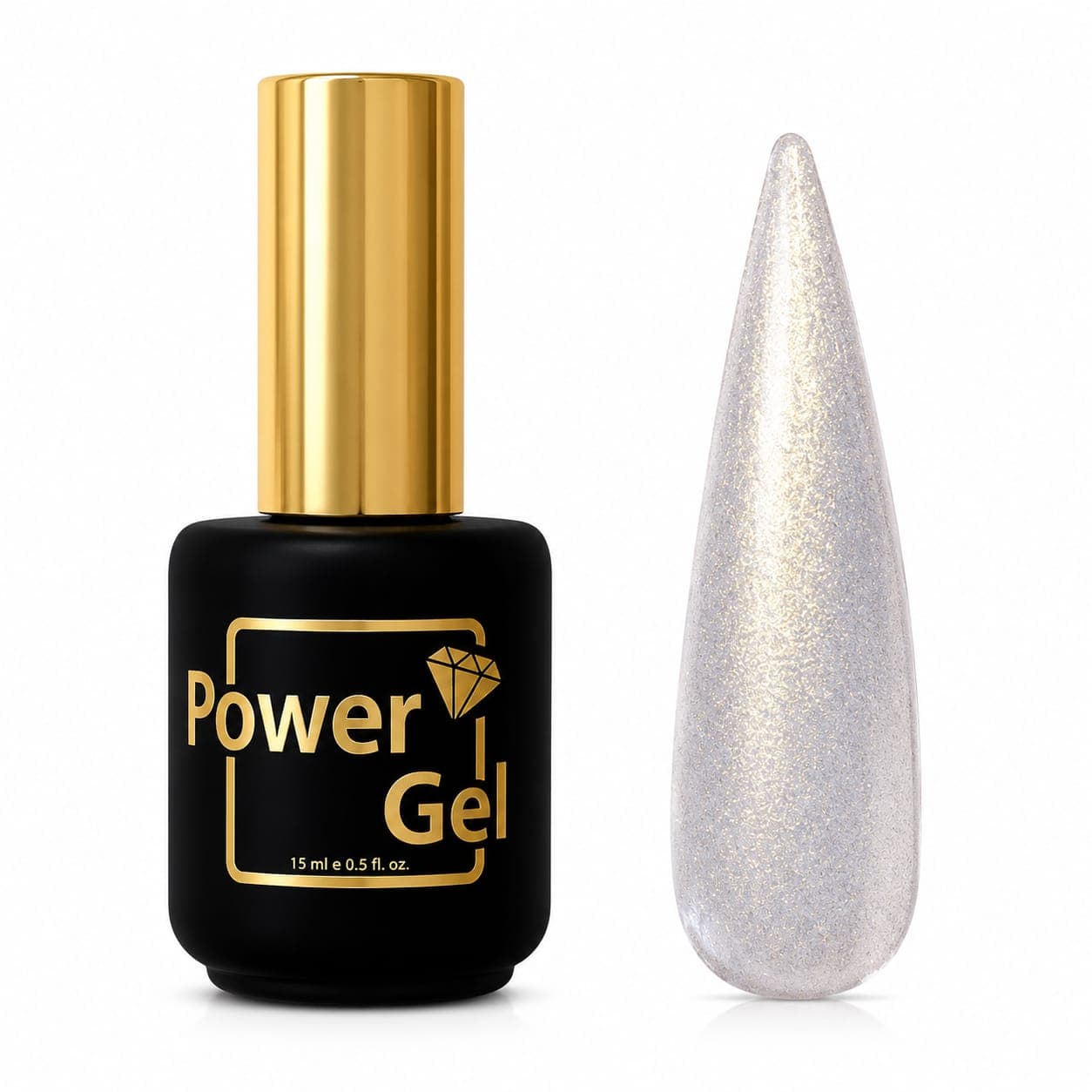 טופ מנצנץ זהב GOLD SHIMMER TOP | פאוור ג'ל Power Gel