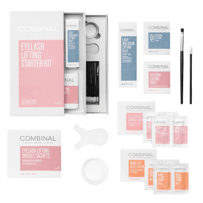 ערכה מקצועית להרמת ריסים וגבות Starter Kit | קומבינלי COMBINAL