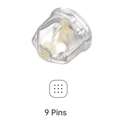 מארז 10 יח׳ - מחטים סטריליות חד פעמיות למכשיר SKINTRIX TIP | מידה 9 PIN